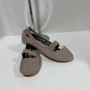 BAMBOO Taupe Ballet Flats